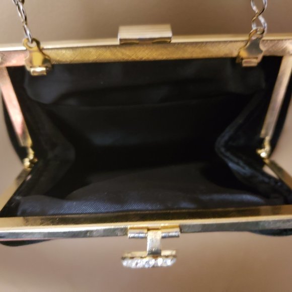 Black Clutch Purse - Pre-Owned - Picture 5 of 7